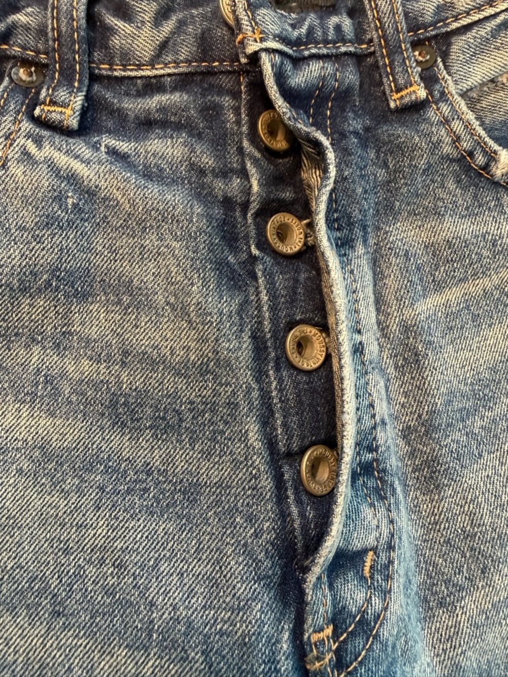 Moussy Vintage Allerton Wide Straight Jeans Size 26 High Rise - Picture 9 of 12